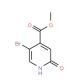Methyl 5-Bromo-2-hydroxypyridine-4-carboxylate (CAS 913836-17-6) - chemical structure image
