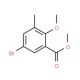 Methyl 5-bromo-2-methoxy-3-methylbenzenecarboxylate (CAS 722497-32-7) - chemical structure image