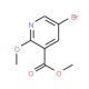Methyl 5-bromo-2-methoxy-3-pyridinecarboxylate (CAS 122433-41-4) - chemical structure image