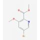Methyl 5-bromo-3-methoxypicolinate (CAS 1142192-55-9) - chemical structure image