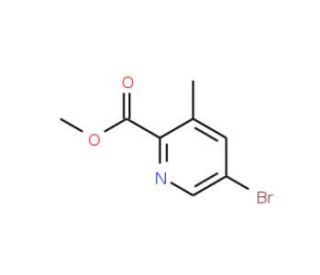 Methyl 5-bromo-3-methyl-pyridine-2-carboxylate (CAS 213771-32-5) - chemical structure image