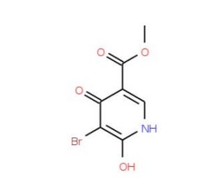 Methyl 5-bromo-4,6-dihydroxynicotinate - chemical structure image