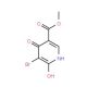 Methyl 5-bromo-4,6-dihydroxynicotinate - chemical structure image