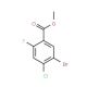 Methyl 5-bromo-4-chloro-2-fluorobenzoate (CAS 951884-02-9) - chemical structure image
