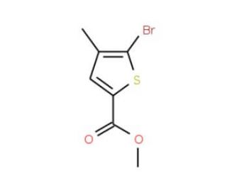 Methyl 5-bromo-4-methylthiophene-2-carboxylate (CAS 54796-47-3) - chemical structure image