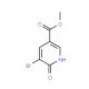 Methyl 5-bromo-6-oxo-1,6-dihydro-3-pyridinecarboxylate - chemical structure image