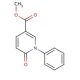 Methyl 5-Carboxy-N-phenyl-2-1H-pyridone (CAS 77837-09-3) - chemical structure image