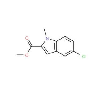 Methyl 5-chloro-1-methyl-1H-indole-2-carboxylate - chemical structure image