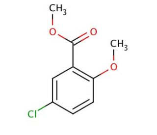 Methyl 5-chloro-2-methoxybenzoate (CAS 33924-48-0) - chemical structure image