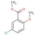 Methyl 5-chloro-2-methoxybenzoate (CAS 33924-48-0) - chemical structure image