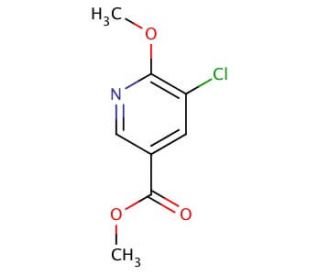 Methyl 5-chloro-6-methoxynicotinate (CAS 220656-93-9) - chemical structure image