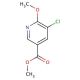 Methyl 5-chloro-6-methoxynicotinate (CAS 220656-93-9) - chemical structure image