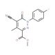 Methyl 5-cyano-1-(4-fluorophenyl)-4-methyl-6-oxo-1,6-dihydro-3-pyridazinecarboxylate 的分子结构 Methyl 5-cyano-1-(4-fluorophenyl)-4-methyl-6-oxo-1,6-dihydro-3-pyridazinecarboxylate - chemical structure image