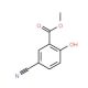Methyl 5-Cyano-2-hydroxy-benzate (CAS 84437-12-7) - chemical structure image
