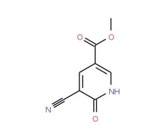 methyl 5-cyano-6-oxo-1,6-dihydropyridine-3-carboxylate - chemical structure image
