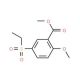 Methyl 5-(ethylsulphonyl)-2-methoxybenzoate (CAS 4840-63-5) - chemical structure image