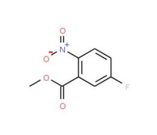 Methyl 5-fluoro-2-nitrobenzoate (CAS 393-85-1) - chemical structure image