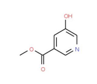 Methyl 5-hydroxy-3-pyridinecarboxylate (CAS 30766-22-4) - chemical structure image