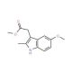 Methyl 5-Methoxy-2-methylindole-3-acetate (CAS 7588-36-5) - chemical structure image