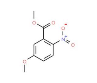 Methyl 5-methoxy-2-nitrobenzoate (CAS 2327-45-9) - chemical structure image