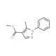 Methyl 5-methyl-1-phenylpyrazole-4-carboxylate - chemical structure image