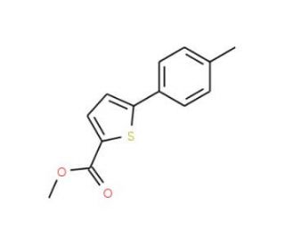 Methyl 5-p-tolylthiophene-2-carboxylate - chemical structure image