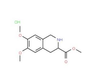 Methyl 6,7-dimethoxy-1,2,3,4-tetra-hydroisoquinoline-3-carboxylate hydrochloride - chemical structure image