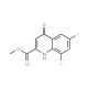 Methyl 6,8-difluoro-4-oxo-1,4-dihydroquinoline-2-carboxylate (CAS 1065074-53-4) - chemical structure image