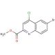 Methyl 6-bromo-4-chloroquinoline-2-carboxylate (CAS 887587-50-0) - chemical structure image