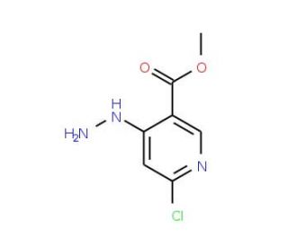 Methyl 6-chloro-4-hydrazinonicotinate (CAS 65973-40-2) - chemical structure image