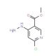 Methyl 6-chloro-4-hydrazinonicotinate (CAS 65973-40-2) - chemical structure image