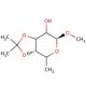 Methyl 6-Deoxy-3,4-O-isopropylidene-α-D-galactopyranoside 的分子结构, CAS编号: 71772-35-5 Methyl 6-Deoxy-3,4-O-isopropylidene-α-D-galactopyranoside (CAS 71772-35-5) - chemical structure image