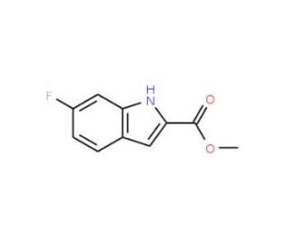 Methyl 6-fluoro-1H-indole-2-carboxylate - chemical structure image