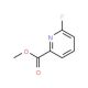 Methyl 6-fluoropyridine-2-carboxylate (CAS 455-71-0) - chemical structure image