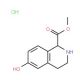 Methyl 6-hydroxy-1,2,3,4-tetrahydro-isoquinoline-1-carboxylate HCl - chemical structure image