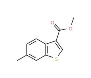 methyl 6-methyl-1-benzothiophene-3-carboxylate - chemical structure image