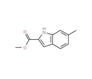 Methyl 6-methyl-1H-indole-2-carboxylate - chemical structure image