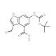 Methyl 6-N-Boc-amino-3-formyl-1H-indole-4-carboxylate (CAS 731810-57-4) - chemical structure image