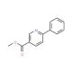 Methyl 6-phenylpyridin-3-ylcarboxylate (CAS 4634-13-3) - chemical structure image