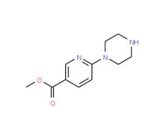 Methyl 6-piperazinonicotinate (CAS 132144-03-7) - chemical structure image