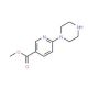 Methyl 6-piperazinonicotinate (CAS 132144-03-7) - chemical structure image