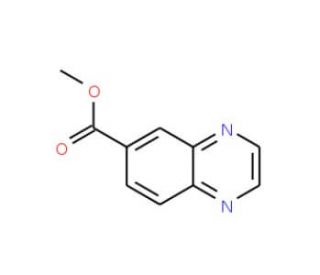 Methyl 6-quinoxalinecarboxylate (CAS 23088-23-5) - chemical structure image