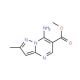 Methyl 7-amino-2-methylpyrazolo[1,5-a]pyrimidine-6-carboxylate (CAS 691869-96-2) - chemical structure image