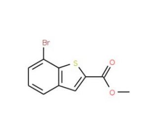 Methyl 7-bromo-1-benzothiophene-2-carboxylate (CAS 550998-53-3) - chemical structure image