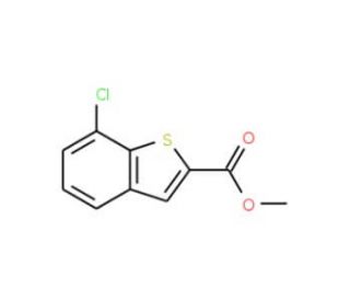 Methyl 7-chloro-1-benzothiophene-2-carboxylate (CAS 550998-56-6) - chemical structure image