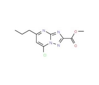 methyl 7-chloro-5-propyl-[1,2,4]triazolo[1,5-a]pyrimidine-2-carboxylate - chemical structure image