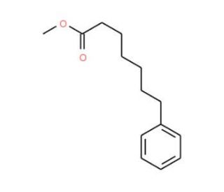 Methyl 7-phenylheptanoate (CAS 101689-18-3) - chemical structure image