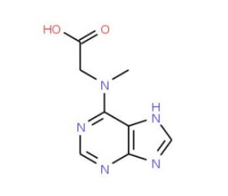 [methyl(7H-purin-6-yl)amino]acetic acid - chemical structure image