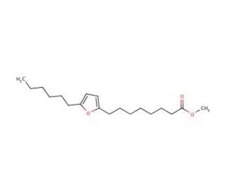 Methyl-8-(5-Hexyl-2-furyl)-octanoate (CAS 10038-16-1) - chemical structure image