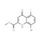 Methyl 8-bromo-5-fluoro-4-hydroxyquinoline-2-carboxylate (CAS 1133115-48-6) - chemical structure image